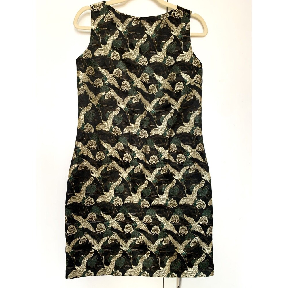 Pearl River Oriental Gold/Black/Green Dress Zip  Size XS(real S)